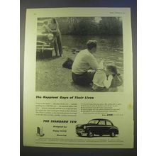 1955 Standard Ten Car Ad - Happiest Days of Lives