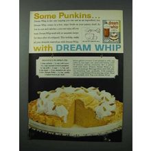 1960 Dream Whip Ad - Heavenly Pumpkin Pie