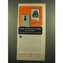 1965 Allen-Bradley Bulletin 709 K Motor Starter Ad