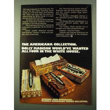1971 Kleenex Americana Collection Tissues Ad -Sampler