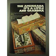 1971 Kleenex Pennsylvania Dutch Tissues Ad