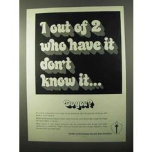 1971 Heart Association Ad - 1 Out Of 2 Don't Know It