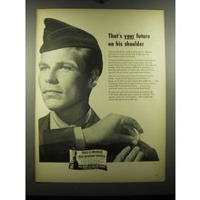1948 U.S. Army and U.S. Air Force Ad - That's your future on his shoulder