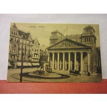 THEATRE, AACHEN, GERMANY unused antique postcard /
