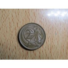 Australia 1977 2 Cents Coin
