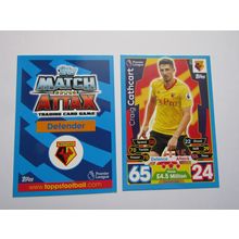 311. Craig Cathcart - Watford - Match Attax 2017/18 Football Card EF1