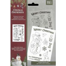 Crafter's Companion. Christmas In Yours Heart Clear Stamp Set. Stamping Crafts