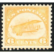 C1, Mint VF NH 6¢ Airmail Stamp - Stuart Katz