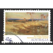 AUSTRALIA 1989: IMPRESSIONIST ARTISTS - 41c SIR ARTHUR STREETON USED (G4)
