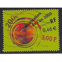 FRA 2000 3F 'YEAR 2000 CELEBRATIONS' FINE USED (EBID56-772)