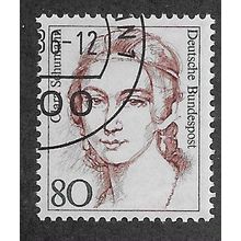 GER 1986 80pf 'FAMOUS WOMEN -CLARA SCHUMANN' FINE USED (EBID69-427)