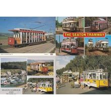 Seaton Tramway Vendor Caravan Car 4x Postcard s