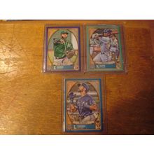 2021 Topps Gypsy Queen, 3-Numbered Cards, Colored,