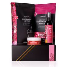 Luxury Dead Sea Spa Gift Set Bath Salt, Magnesium Flakes, Pillow & Linen Spra...