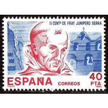 España. 1984. Mi # 2658. Friar Junipero Serra. California. San Diego Los Angeles