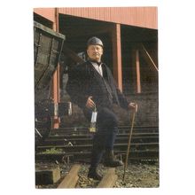 MINE DEPUTY, Beamish Open Air Museum, Stanley Durham vintage postcard unposted =