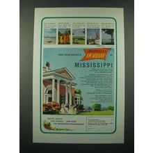 1966 Mississippi Tourist Council Ad - Hospitality Holiday