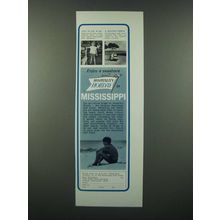 1966 Mississippi Tourism Ad - Enjoy a Seashore