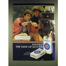 1985 Vantage Cigarettes Ad - Vantage. The taste of success
