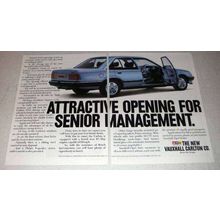 1985 Vauxhall Carlton CD Car Ad - For Senior Management