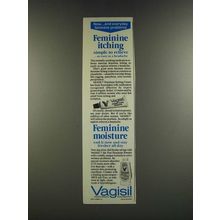 1986 Vagisil Feminine Itching Crme and Feminine Powder Ad