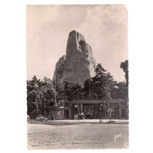 LE ROCHER DU ZOO, BOIS DE VINCENNES, PARIS, FRANCE. used postcard 1954 postmark