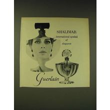 1963 Guerlain Shalimar Perfume Ad - international symbol of elegance