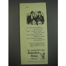 1949 Jamaica Rum Ad - In a moment of prophecy