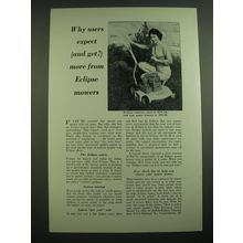 1957 Eclipse Lawn Mowers Ad - Why users expect (and get!) more from Eclipse