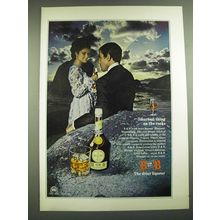 1968 B&B Liqueur Ad - Smartest thing on the rocks
