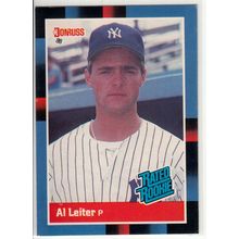 1988 Donruss Al Leiter baseball rookie card #43 – Yankees RC