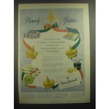 1945 Prince Matchabelli Perfumes and Colognes Ad - Princely Gesture