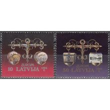 Latvija 1994 Michel 376 - 377 Neuf ** Cote (2013) 3.50 € Europa CEPT Découvertes
