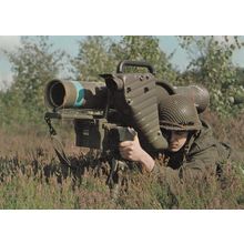 Euro Missile Milan Italy Gun Italian Military Postcard