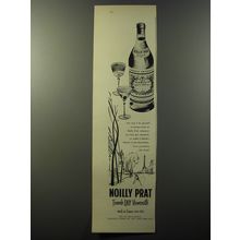 1953 Noilly Prat Vermouth Ad - You owe it to yourself to always insist on