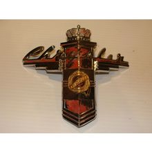 1949 CHRYSLER HOOD FRONT EMBLEM OEM WINDSOR HIGHLANDER