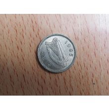 Ireland 1965 3d Threepence Coin
