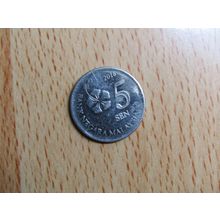 Malaysia 2016 5 Sen Coin