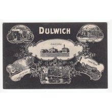 Old Multiview of Dulwich Postcard London Local Publisher Lydall & Son
