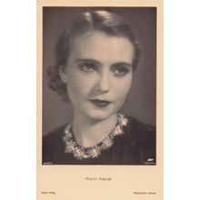Karin Hardt Historic German Film Actress Old RPC Postcard