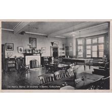 Billiard Table at Mens Ward St Andrews Home Folkestone Kent Postcard