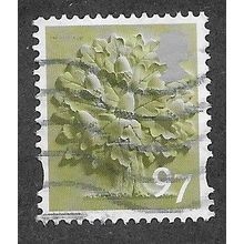 ENGLAND 97P 'ENGLISH OAK' (EN34) FINE USED (EBID66-511)
