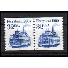 2466 32c Ferryboat Very Fine MNH LGG CNP Left 5 PA1174