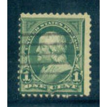 Used 279 1c Benjamin Franklin Average M04500