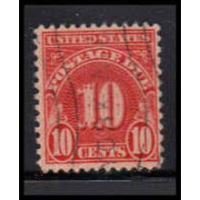 Used J84a 10c Postage Due Fine K1365