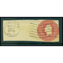 Used U429b 2c George Washington Fine Cut Square WA3044