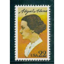 2146 22c Abigail Adams Fine MNH MA2008