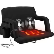 Alpcour Reclining Heated+Massage Stadium Seat with Armrests[ ]