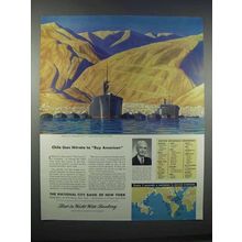 1946 National City Bank of New York Ad - Rockwell Kent