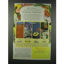 1949 Southern California Tourism Ad - Every Season is Colorful